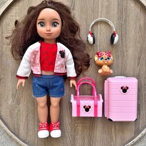 Disney ILY 4 Ever Minnie Mouse Inspired Doll 18” Brunette & Doll Accessories Toy